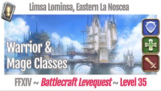 FFXIV Battlecraft Leves Level 35  Limsa Lominsa Eastern La Noscea  A Realm Reborn [upl. by Ecela786]