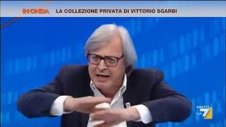 Sgarbi vs Raggi Perché cao cambi i nomi degli assessorati imbecille Ignoranti come capre [upl. by Dunning]