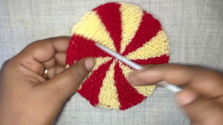 How To Knit a ThalposhMatDesign1  Hindi [upl. by Eberle]