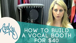 How To Make A Vocal Booth For 40 [upl. by Marler]