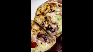 1 min full recipe  Chicken Wrap Quick And Easy Recipe By BrainWash  Healthy chicken recipe [upl. by Naesad992]