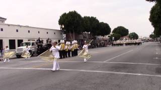 Stauffer Middle School Marching Band in Temple City 2015 [upl. by Xila]