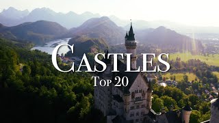 Top 20 Castles To Visit In Europe [upl. by Rafaellle]