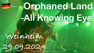 Orphaned Land  All Knowing Eye live in Weinheim 290924 Germany [upl. by Eedeed880]