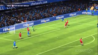 FIFA 14  Mata double header goals  Gameplay [upl. by Meikah832]