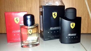 Perfume Importado Ferrri Black amp Ferrari Red  Scuderia Ferrari [upl. by Tzong]