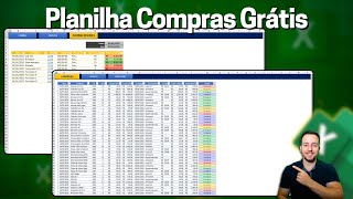 Como Fazer Planilha de Compras no Excel do Zero Fornecedores Produtos Análises etc [upl. by Aivul24]