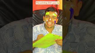 Mai painting sikh gaya 🙃  The most viral comedy by Maabeta 🔥 ytshorts shorts [upl. by Drareg]