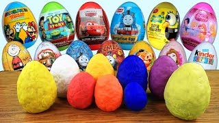 play doh surprise eggs [upl. by Yllut460]