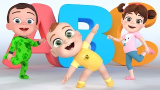 ABC Exercise Song  Lalafun Nursery Rhymes amp Movement Activity for Kids [upl. by Narat]