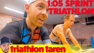 105 Sprint Triathlon in 8hrs of Training per Week [upl. by Fabrianna]