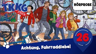 TKKG Junior Folge 26 Achtung Fahrraddieb  Hörprobe zum Hörspiel [upl. by Glenna880]