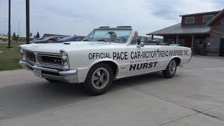 1965 Pontiac GTO Hurst Riverside Pace Car from the Bob Marvin Collection at The Shed in Warroad MN [upl. by Maidy]