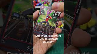 Dragon Ball Fusion World FB03 booster pack opening11 dragonball dbzfusion shorts dragonballgt [upl. by Calbert]