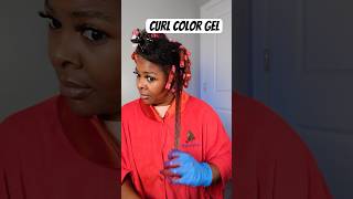 How to use Curl Color Gel in natural hair curlcolorgel naturalhairstyles curlcolor hairstyles [upl. by Eugenle]