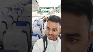 Hyderabad to Lucknow ✌🏻✈️ flight love song music newsong [upl. by Eddy]