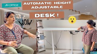 Jin Office Electric Height Adjustable Table INSTALLATION amp REVIEW [upl. by Leonardo]