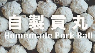 Homemade Chewy Pork Ball Recipe beanpandacook [upl. by Nattirb]