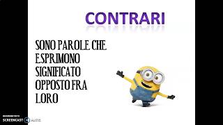 sinonimi contrari omonimi significato proprio e letterale parole specifiche e generiche [upl. by Aivuy]