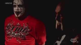 TNA Impact Wrestling Sting amp Hogan GoTaken to Aces amp 8s clubhouse HD [upl. by Suellen]