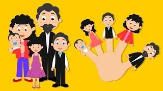 Finger Family Nursery Rhyme with Lyrics [upl. by Rosanna]