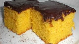 Bolo de cenoura fofinho com cobertura de chocolate durinha [upl. by Atteynek]