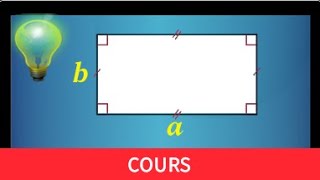 Cours ♦ Périmètre du rectangle et du carré • Formule • Longueur largeur côtés ♦ Sixième Cinquième [upl. by Cram]