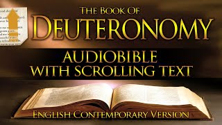 Holy Bible Audio DEUTERONOMY 1 to 34  With Text Contemporary English [upl. by Dryfoos]