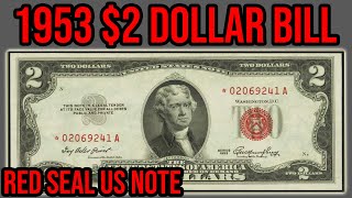 1953 Red Seal 2 Dollar Bill Complete Guide  How Much Is It Worth And Why [upl. by Malorie]