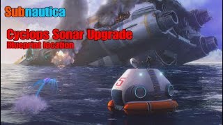 Subnautica  Cyclops Sonar Upgrade Blueprint Location PS4 [upl. by Nila604]