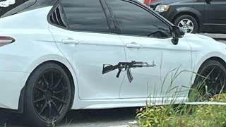 AK47 DECALS ON VEHICLES IN CANADA  IT SHOULD BE BANNED OR NOT   MTO  POLICING  TRANSPORTATION [upl. by Nwahshar]