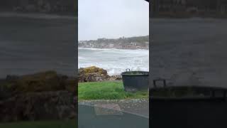 Kames Bay Millport Testing the new sea front defences [upl. by Aytak]