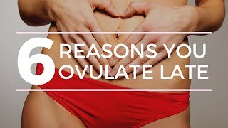 6 REASONS WHY YOU ARE OVULATING LATE [upl. by Naujud]