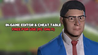 FM24 In Game Editor  Cheat Table Unlock All PC ONLY  FREE FOR USE [upl. by Williamson]