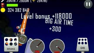 Hill Climb Racing \ Moon \ 4606 meters on Dragster [upl. by Lenore]