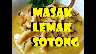 Resepi Mudah Masak Lemak Sotong N9 [upl. by Charley]