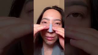 Do nose pore patches really work  pores skincare peach slices nose strips hydrocolloid patch [upl. by Sherline]