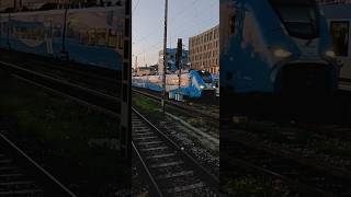 Averio Mireo Fahrt nach München aus Würzburg Ausfahrt in Augsburg Hbf [upl. by Priest]