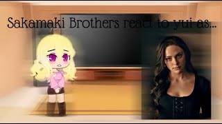 Sakamaki brothers react to yui as hope mike also pt 2 Diabolik lovers [upl. by Yerot19]