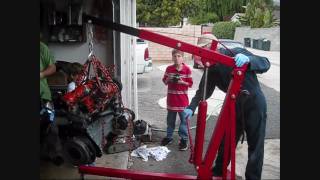 1976 Fiat Spider engine build up and installation 12 [upl. by Erbas]