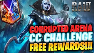 FREE REWARDS CORRUPTED ARENA CHALLENGE  RAID SHADOW LEGENDS [upl. by Eramal]