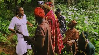 Bukunmi Oluwasina on set of OLOWOARO [upl. by Aspa895]