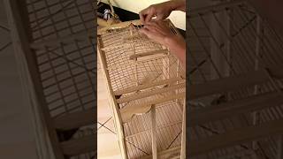 SANGKAR FULL BAMBU  KOTAK PERSEGI PANJANG  bamboocraft sangkar [upl. by Atikan]