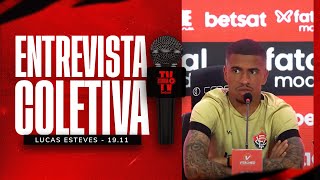 COLETIVA  LUCAS ESTEVES  19112024 [upl. by Keelin]