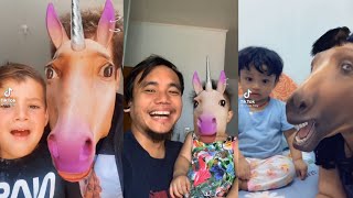 Horse filter  Try not to laugh  Tiktok Compilation [upl. by Rita449]