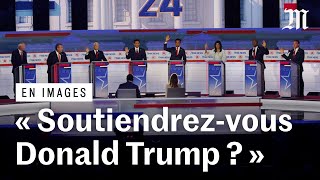 Présidentielle américaine 2024  le résumé du 1er débat des primaires républicaines sans Trump [upl. by Valina715]