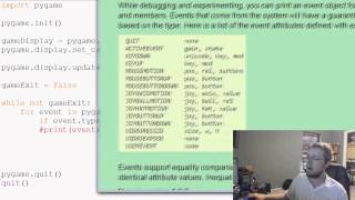 Pygame Python Game Development Tutorial  4  Quit Event Handling [upl. by Belmonte]