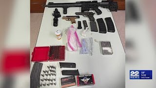 Vermont man arrested on I91 in Greenfield after illegal guns and narcotics were found during traffi [upl. by Hairacaz]