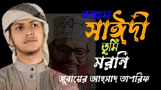 বার বার শুনতে ইচ্ছে করে আল্লামা সাঈদী তুমি মরনি শহীদ হয়েছো এটাই জানি। jubayer ahmad tasrif [upl. by Ailee66]