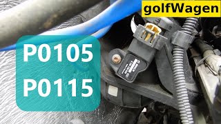 Ford Ka MAP sensor replacement P0105P0115 or bad cold start [upl. by Thgirw132]